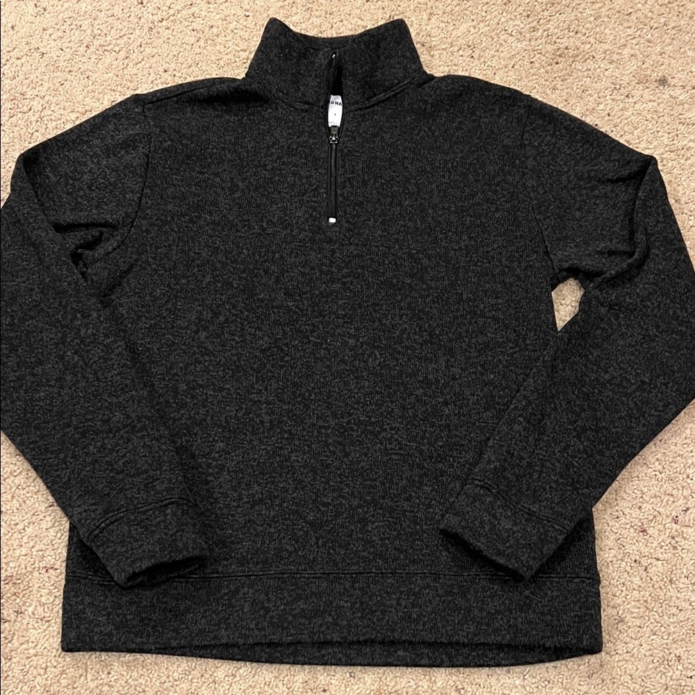 Old Navy Men's Charcoal Zip-Up Sweater